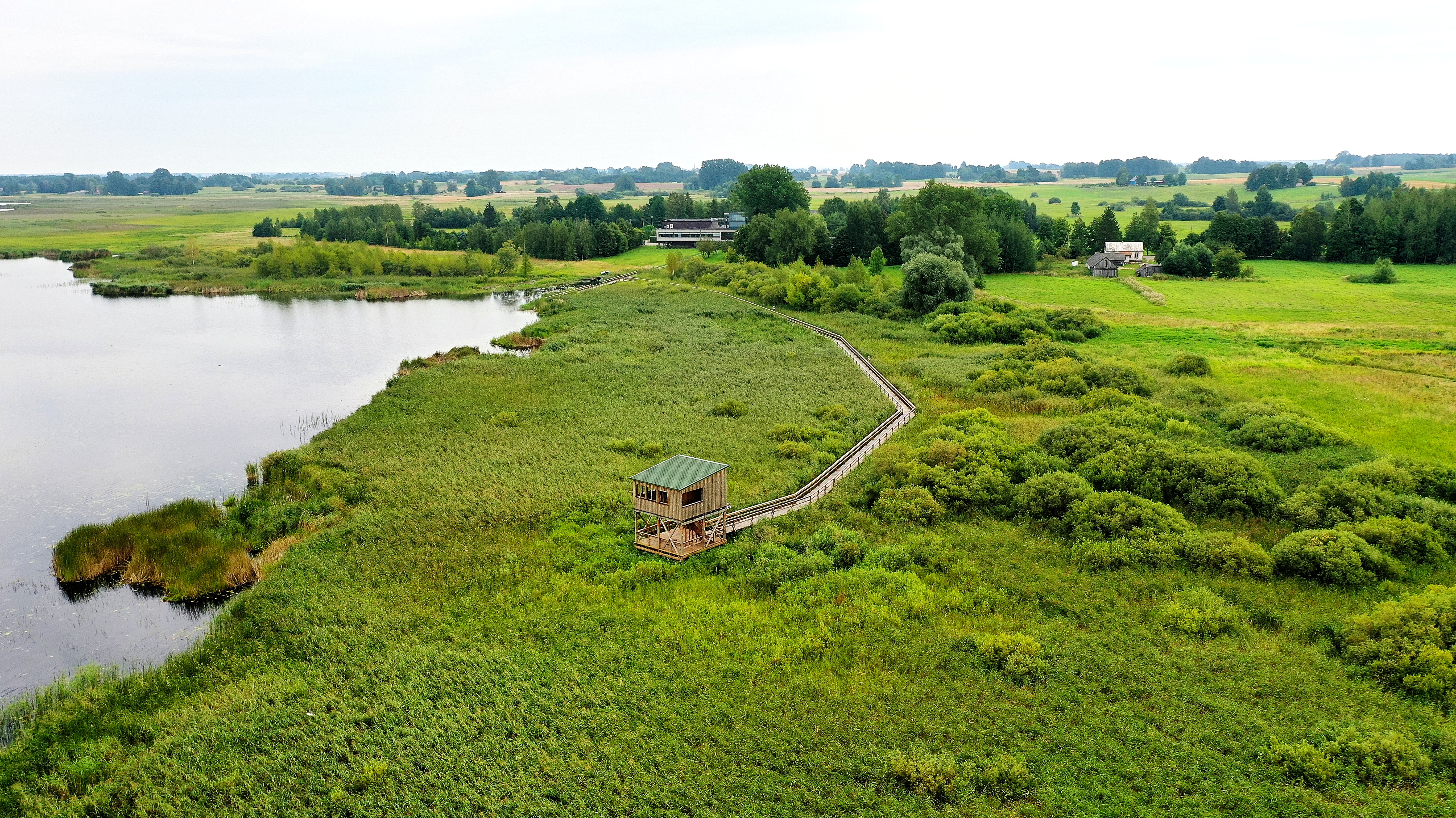 Žuvintas lake pedestrian trail by Z. Sinkevicius.JPG